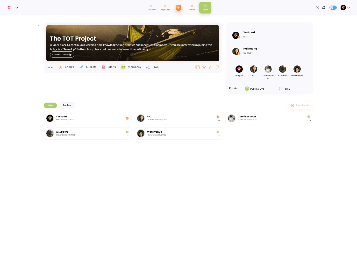 YesSpark collaboration workspace